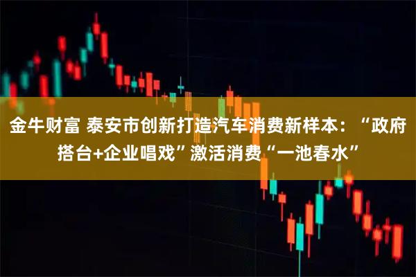 金牛财富 泰安市创新打造汽车消费新样本：“政府搭台+企业唱戏”激活消费“一池春水”